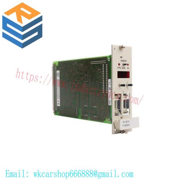 HIMA F8650X CPU Module, Industrial Control, High Performance, Modular Electronics