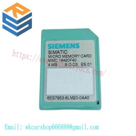 Siemens S7 Micro Memory Card 6ES7 953-8LM20-0AA0, Industrial Control Solutions